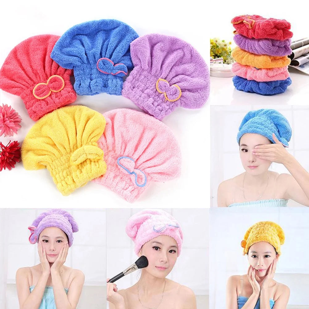 hair drying Bath Towel Cap