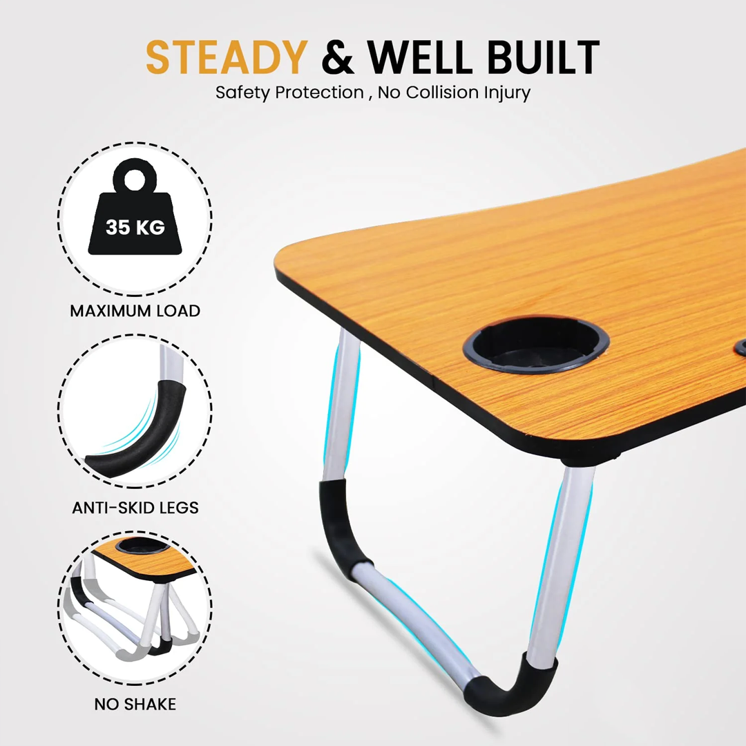 Portable Wood Laptop Folding Table