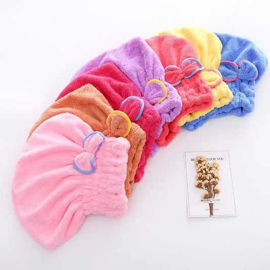 hair drying Bath Towel Cap