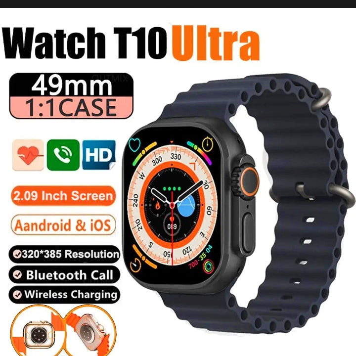 T10 Ultra Bluetooth Calling Smart Watch