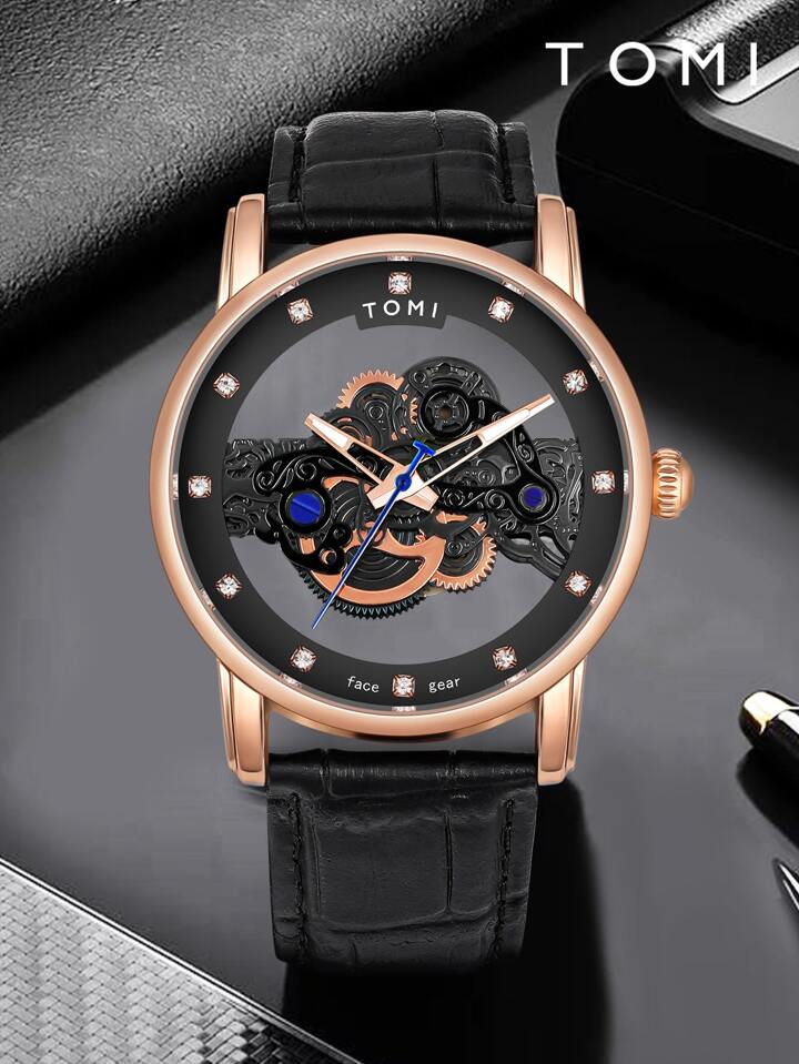 TOMI FACE GEAR GENT'S WATCH