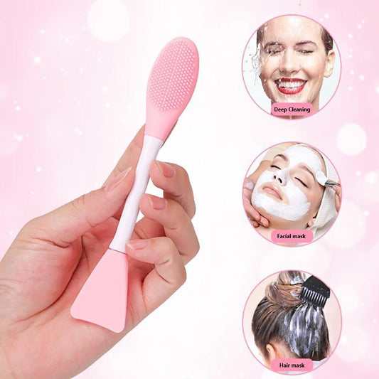 2-in-1 Face Mask Applicator Silicone Face Mask Brush