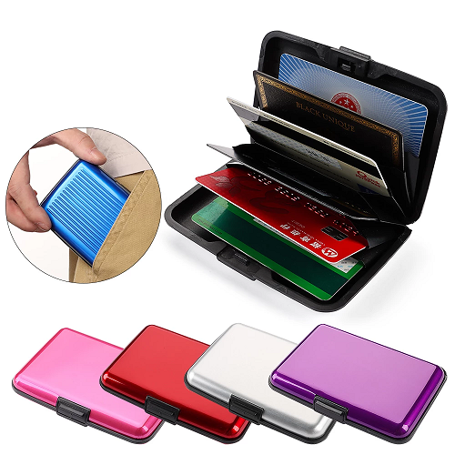 Waterproof Resistant Aluminum Card Holder