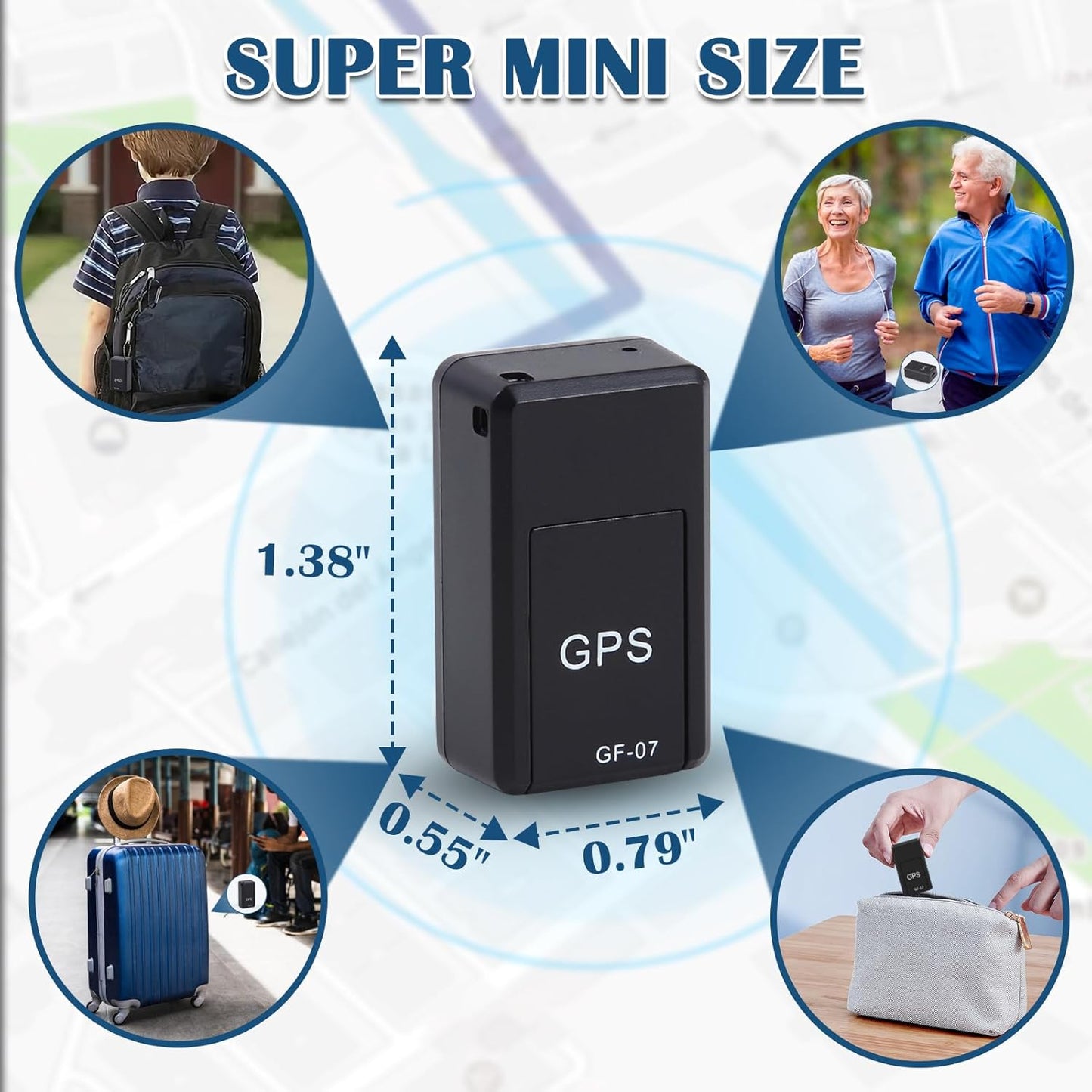 Mini GPS tracker Real time tracking