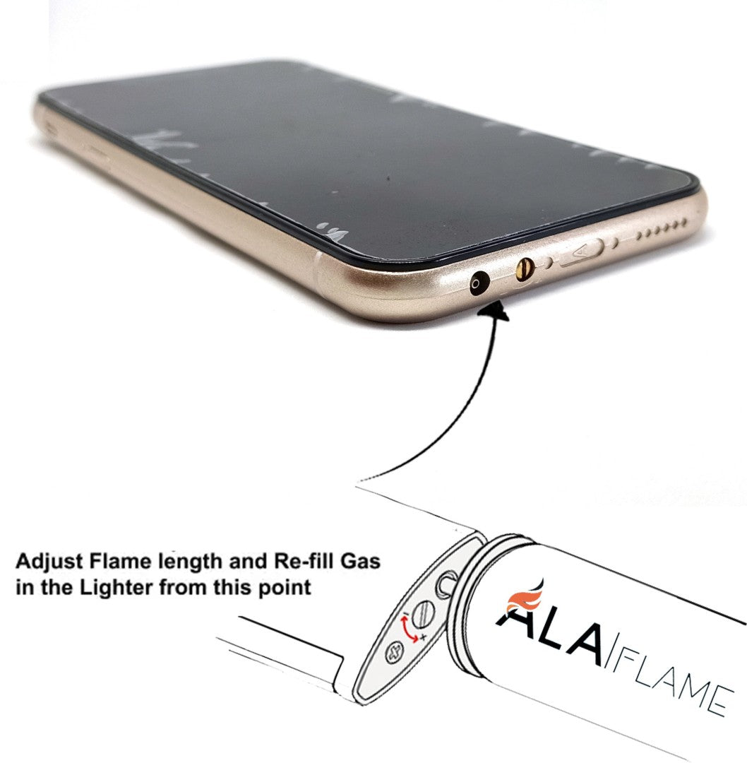 Refillable IPhone Lighter