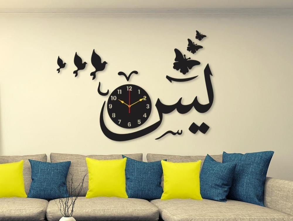 3D Wooden Wall Clock for Home and Offices