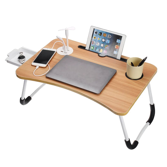 Portable Wood Laptop Folding Table