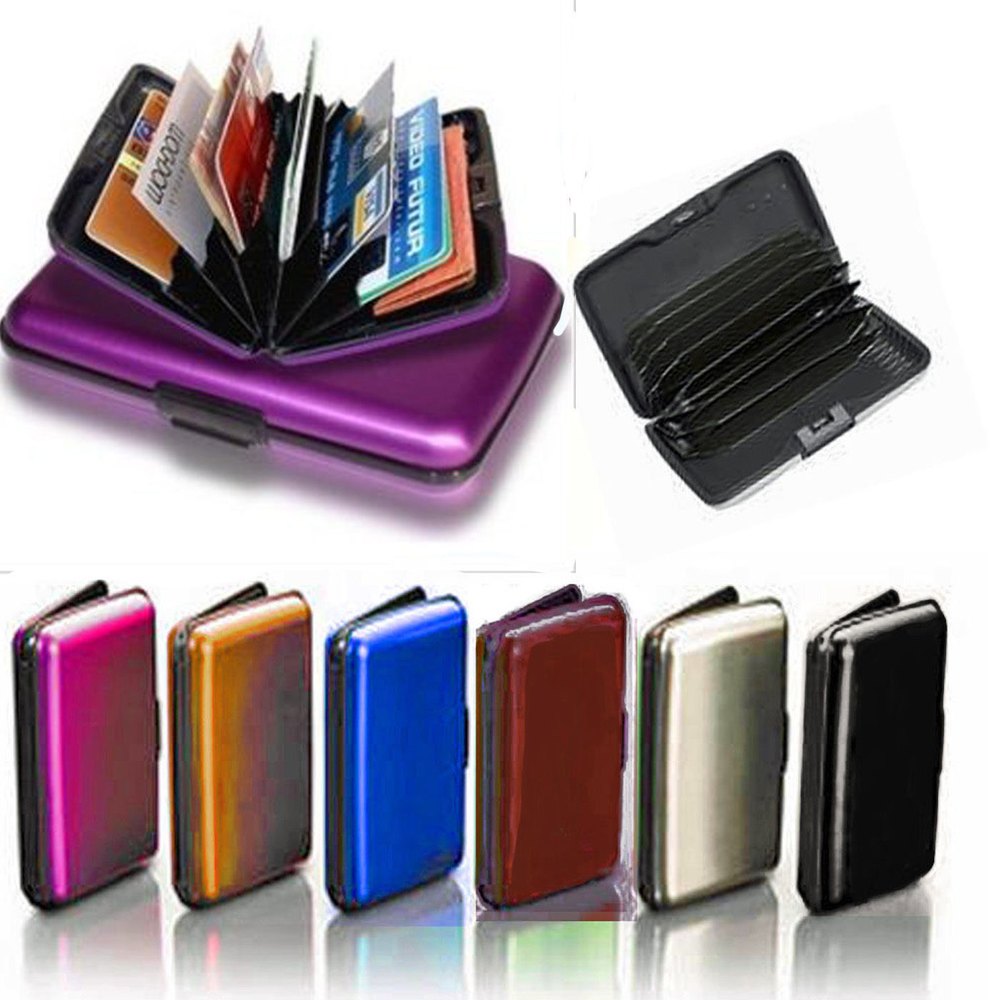 Waterproof Resistant Aluminum Card Holder