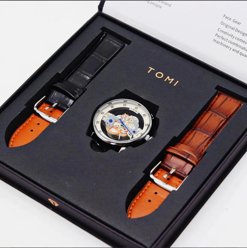 TOMI FACE GEAR GENT'S WATCH